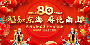 寿宴庆典活动背景