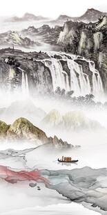 人气 新传中式玄关 tif分层