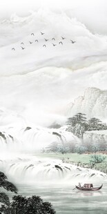 奢雅 新传中式玄关 tif分层