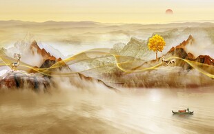 金山麋鹿发财树