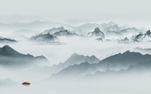 大气 意境高档山水 TIF分层