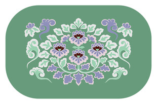 敦煌壁画图案边饰边纹