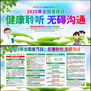 全国爱耳日宣传栏