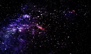 黑色宇宙星空背景墙