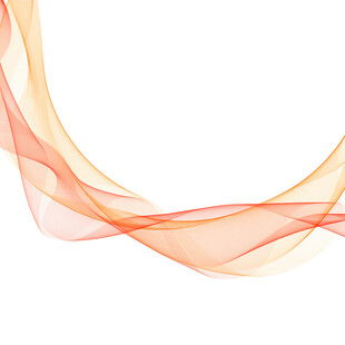 橙黄色科技线条矢量背景