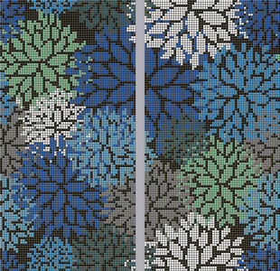 马赛克岩板背景墙