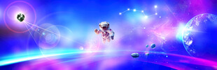 紫色星空