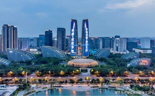 1分06秒成都航拍高清视频