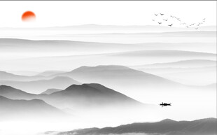 意境水墨画 