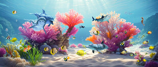 缤纷海底世界海底生物