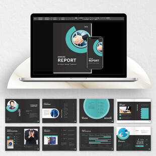 公司产品画册cdr设计模板