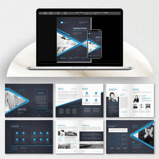 招商画册cdr设计模板