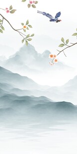 人气 现代中式玄关 tif分层