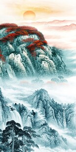 高档 新品中式玄关 tif分层