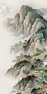 大气 新品中式玄关 tif分层