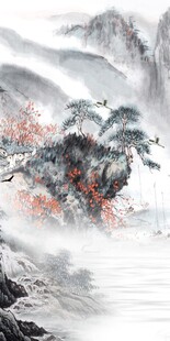 爆款 最新意境玄关 tif分层