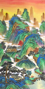 山水国画千里江山