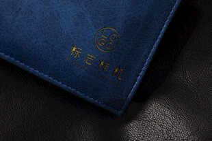 皮革LOGO样机