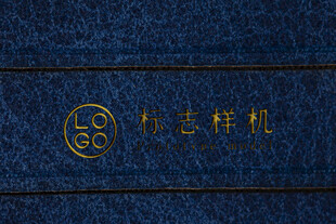 品牌LOGO皮革样机