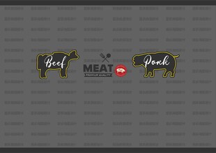 猪肉背景墙