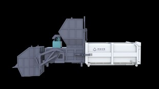 垃圾压缩设备三维模型