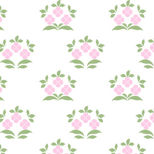 无缝连接丝绸印花服饰衣服图案