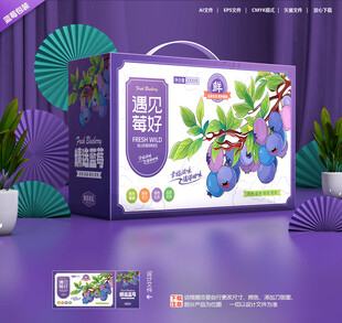 蓝莓包装盒