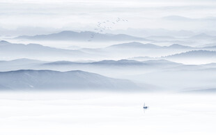 远山近水水墨风景