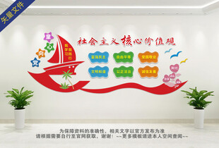 社会主义核心价值观文化墙