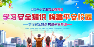 全国中小学生安全教育日展板