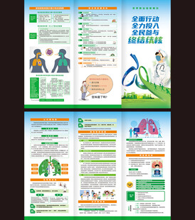 结核病防治三折页