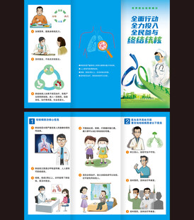 结核病防治三折页