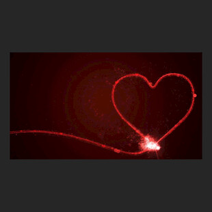 爱心光线3D动画