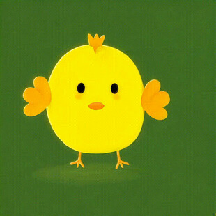 小黄鸭子动图动画