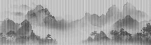 竖线条镂空山