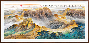 万里长城国画