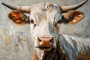 油画牛素材-油画牛图片-油画牛设计模板-昵图网