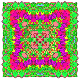 教堂玻璃矢量高清分层