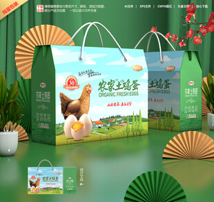 土鸡蛋包装 特产礼盒