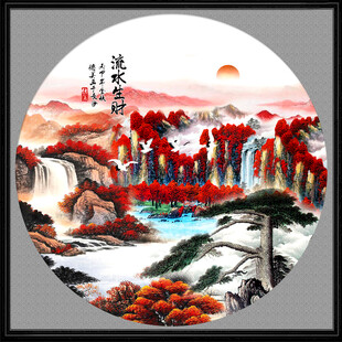 圆形国画