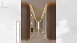 医美馆过道效果图