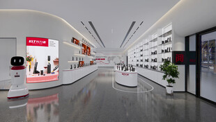 展现代展厅效果图