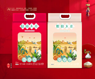 盘锦大米包装 蟹田米袋装