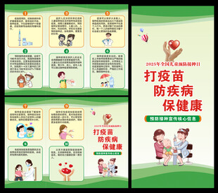 全国儿童预防接种日宣传栏