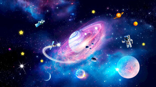 浪漫星空软膜天花吊顶