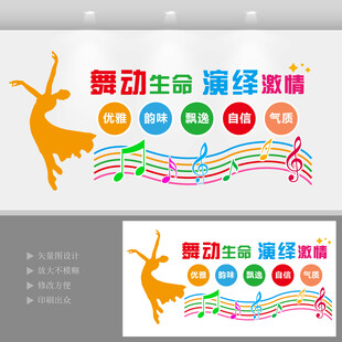 舞蹈室文化墙