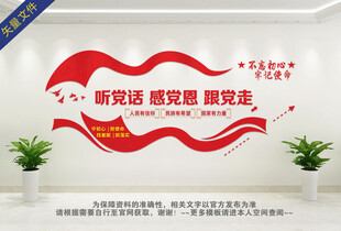 党员会议室文化墙