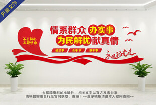 社区服务文化墙