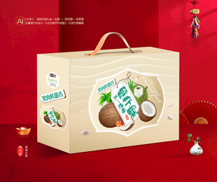 椰子果包装 青椰礼盒