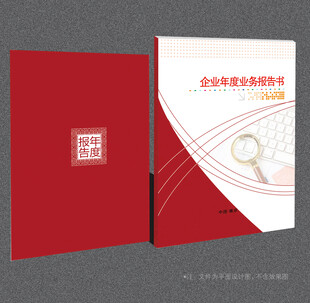 年度业务报告封面